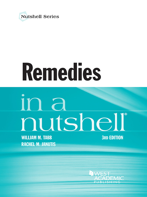 Title details for Remedies in a Nutshell by William Tabb - Available